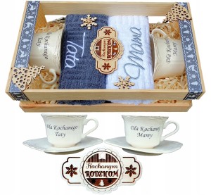 Prezent dla RODZICÓW na święta RĘCZNIKI ZESTAW