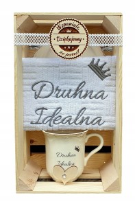 PODZIĘKOWANIA DLA ŚWIADKÓW ZESTAW ręcznik + kubek