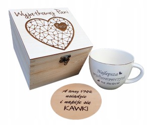 KUBEK 650ml z ŻYCZENIAMI , DLA WYCHOWAWCZYNI