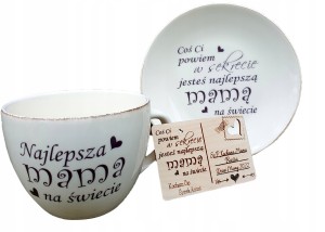 KUBEK 650ml z POCZTÓWKĄ, DLA MAMY, dzień matki
