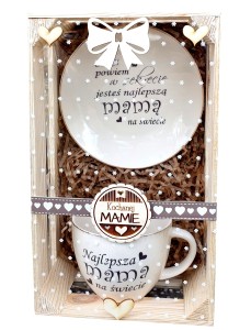 PREZENT DLA MAMY,  praktyczny ZESTAW ŚNIADANIOWY