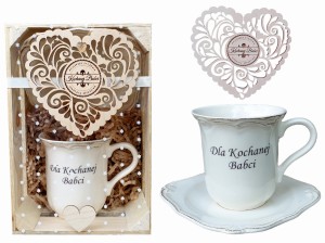 Prezent na Dzień Babci, kubek, wypis, magnes