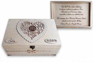 Pamiątka Komunijna XXL Prezent I Komunia Święta, szkatułka