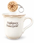 Prezent na Dzień Nauczyciela, Kubek, Brelok, MIX wzorów